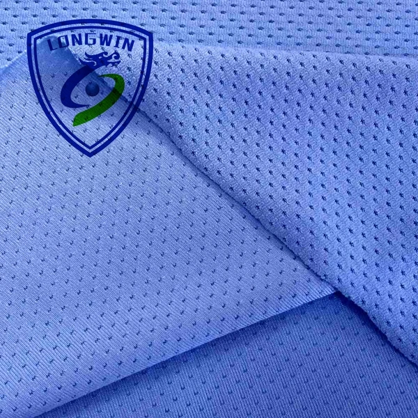 Stretch HIGH-Elastic weft knitted 94 polyester 6 spandex single mesh fabric for sportswear