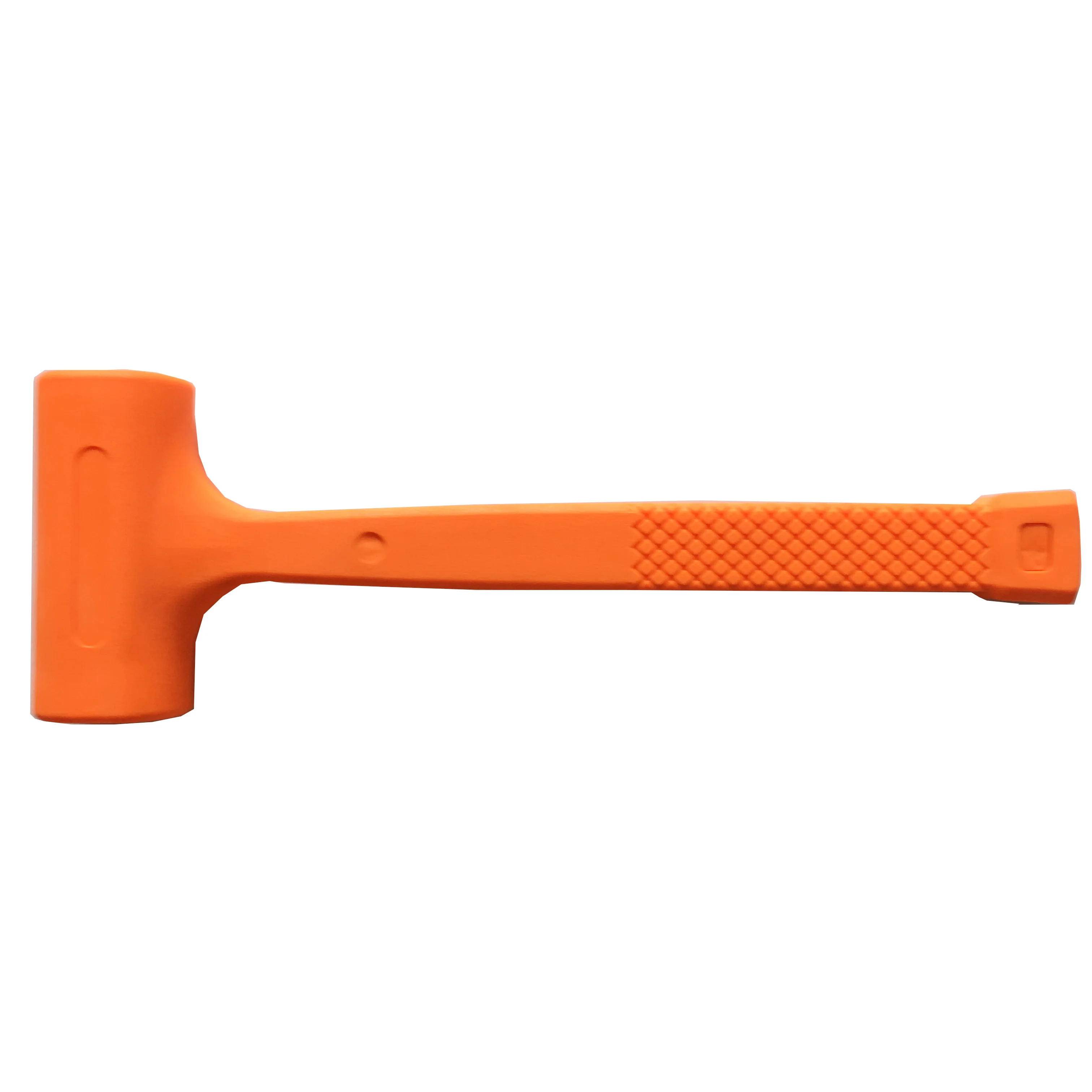 Orange Rubber Dead Blow Hammer Mallet