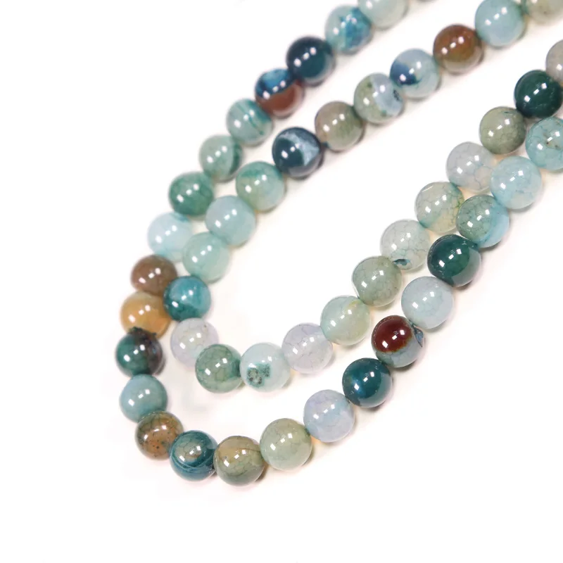 Круглые бусины из агата и нефрита 10 мм для изготовления ювелирных изделий