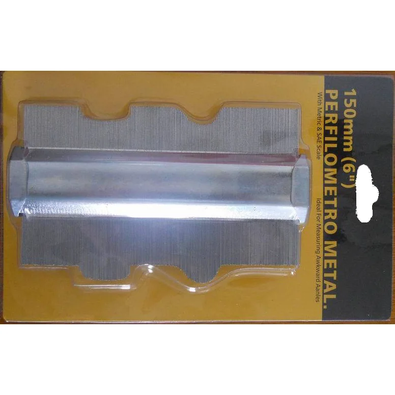 Steel Needle Zinc Plated Perfilometro Metal Meauring Awkward Angles Conformator Contour Copying Ruler Profile Shaping Tool