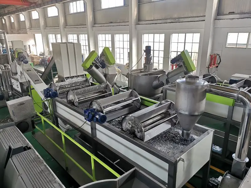 Hdpe Ldpe Bottle Washing Plant Pp Woven Bags Recycling Washing Machine with centrifugal dryer
