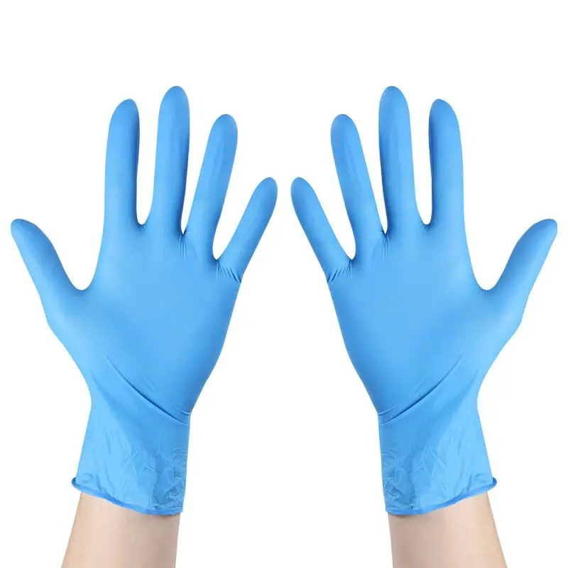 Нескользящие водонепроницаемые нитриловые медицинские перчатки, перчатки для рук, нитриловые одноразовые перчатки