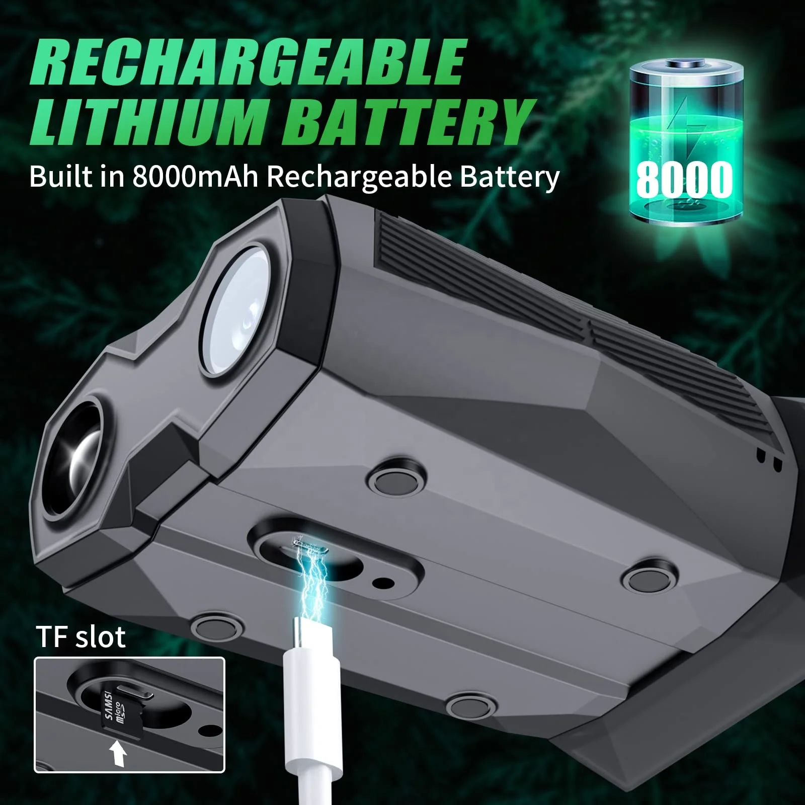 Autofocus Night Vision Binoculars Rechargeable 800M Viewing Range HD Digital Full Color Night Vision Binoculars for Hunting