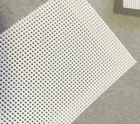 Polyester plain square hole weave  dryer mesh belt cloth woven fabric for paper mills