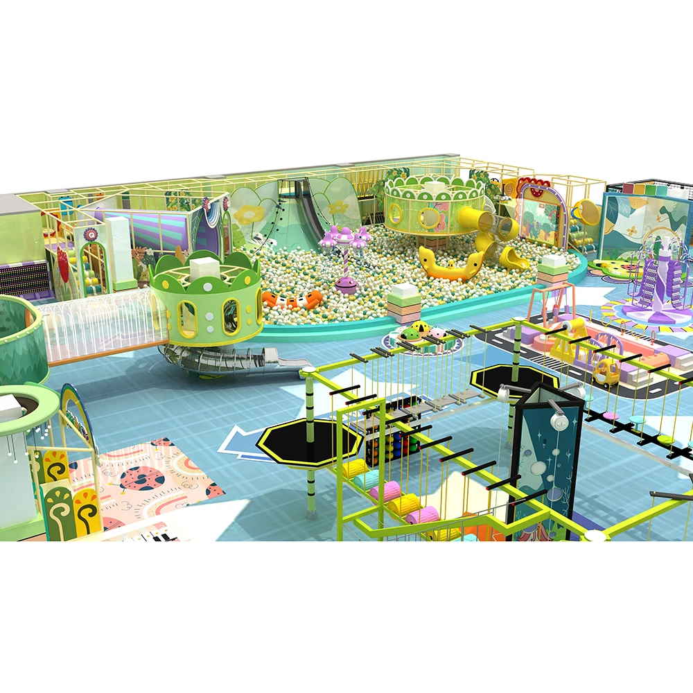 Amusement Child Park Kids Playground Set Indoor Equipment Season Theme Naughty Castle Customized Plastic Indoor Playground