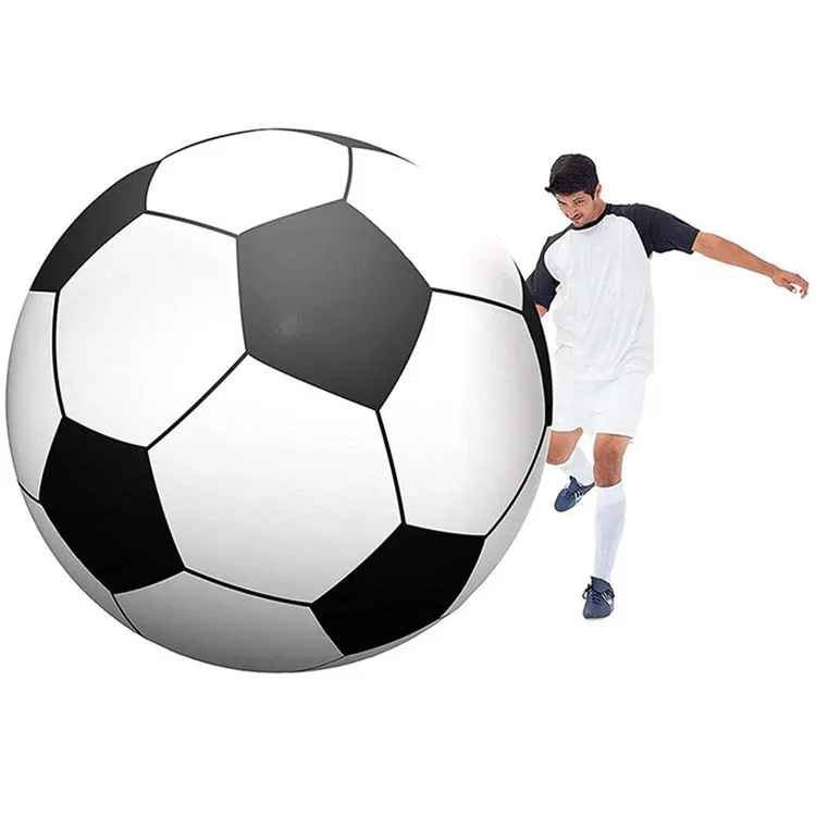 Wholesale inflatable large huge football toy promotional portable football with family friend for holiday