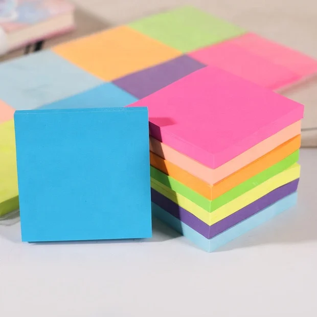 Zeamor Custom Design Stationary Fancy Office Plain Square Sticky Memo Note Pads Post Its Notes For Nurse