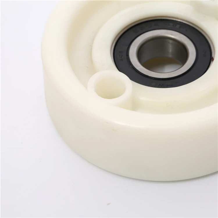 Sliding Gate Double Wheel U Groove Pulley 1 3 Inch Steel Yellow White Belt Building Flat Color Energy Plant Material Zinc Origin