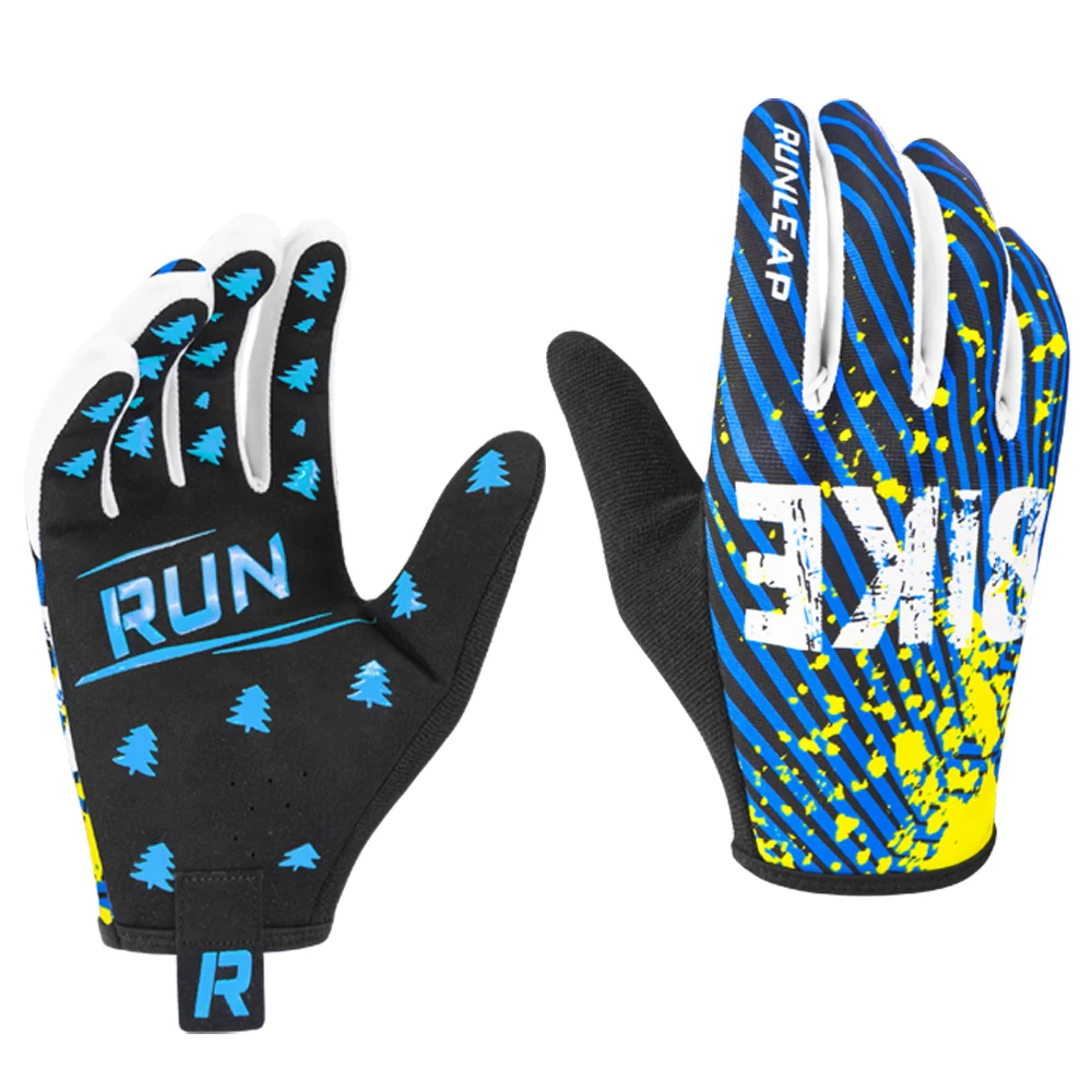 Pro Motorcycle Gloves Kids Youth Adult Sublimation Dirt Bike Motocross Microfiber BMX Racing Full Finger Outdoor Sports Glove
