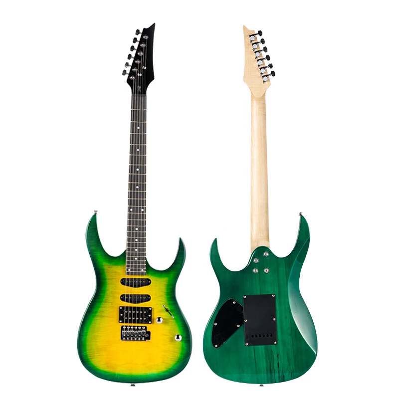 OECAN factory high quality Professional SOLO OEM  wood material two pickup five speed stitch electric guitar