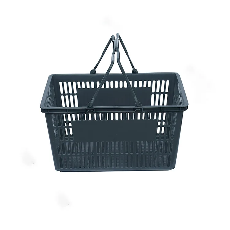 Meicheng 20L PP Materials Hand Basket Plastic Supermarket Fruit Store Shopping Basket