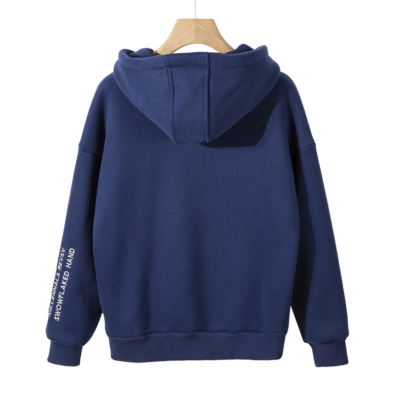 
Rummandy custom high quality pullover plain oversized 100% cotton printed women hoodies Wholesale women sweatshirt supplier 