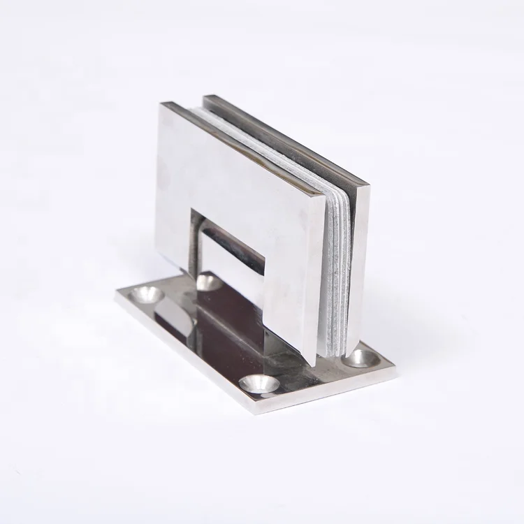 304/316 Stainless Steel Rectangle 90 Degree Modern Style Bathroom Shower Door Hinge