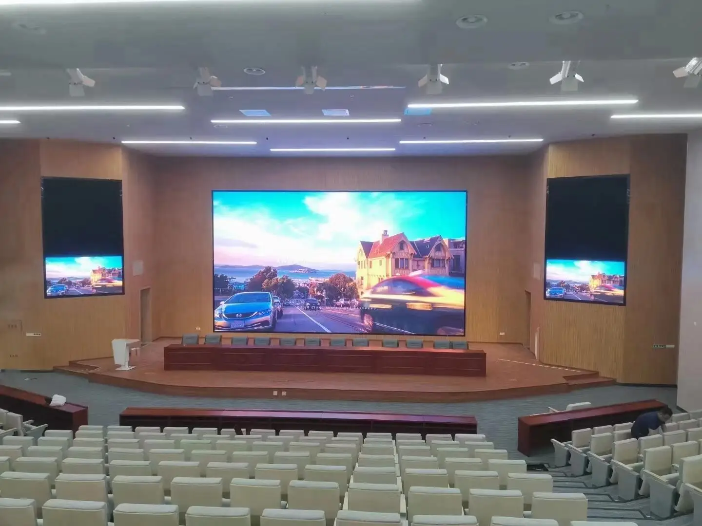 3D LED displays wall video Mini COB LED module P1.86 Indoor led screens 320mm*160mm anti-impact for Home Cinema meeting room