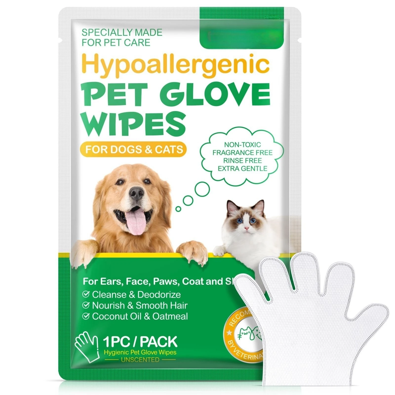 Custom Logo Disposable Pet Cleaning W ipes organic pet w ipes Biodegradable Pet Grooming  Wet W ipes For Dogs