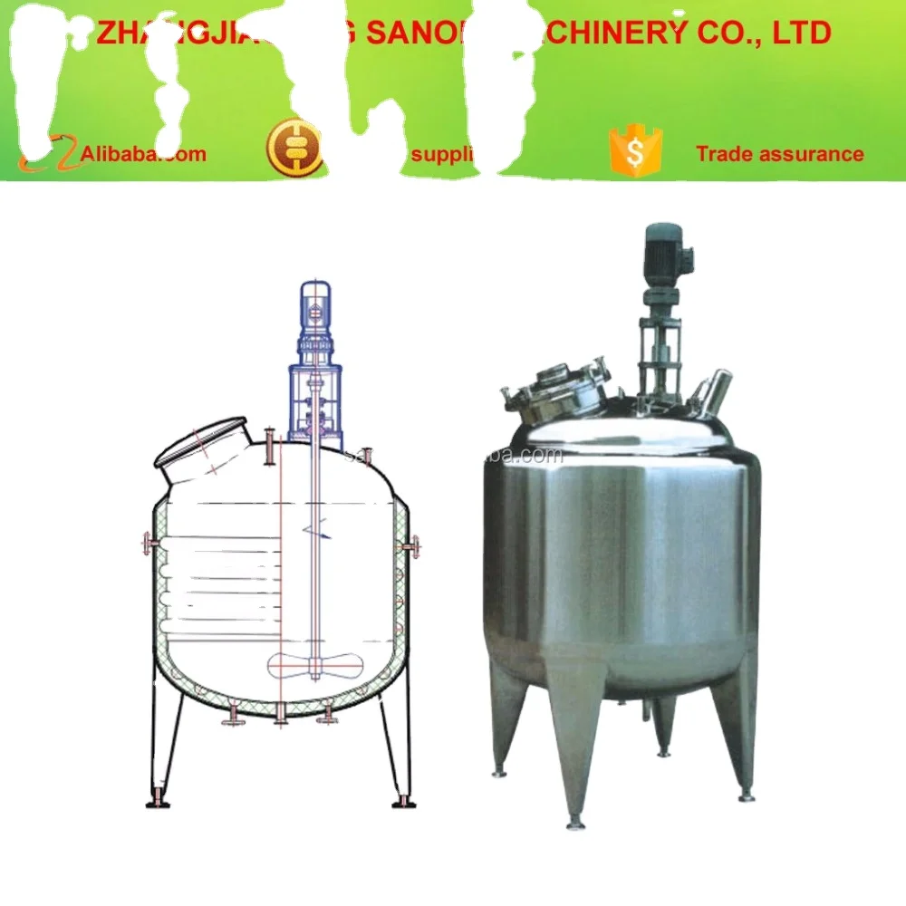 Juice Blending Tank/ Pasteurization Tank/Milk Pasteurizer