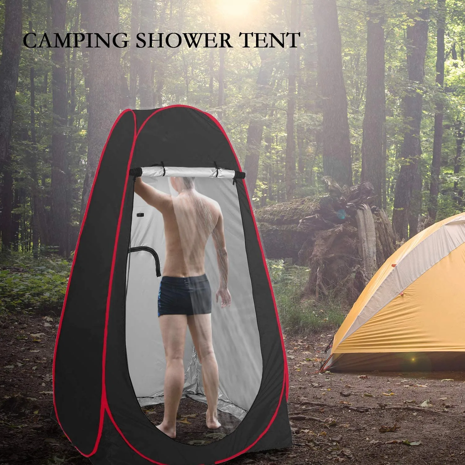 Camping shower  Tent - Pop Up Changing Toilet Tent Portable Camping Privacy Shelters Room Carrying Bag for Outdo