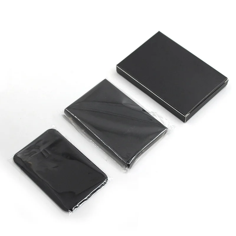 Best Price online wholesale high end double side leather business card holder Flip cover metal credit card holder