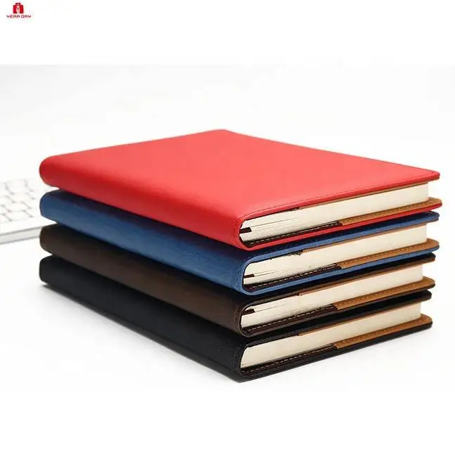 wholesale custom leather notebook set notebook and pen gift set with gift box