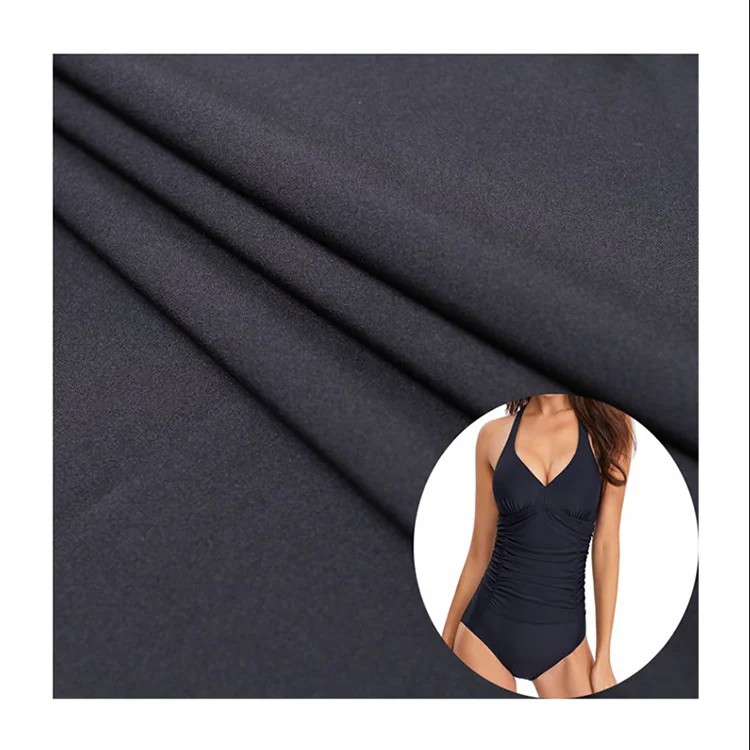 Customized 100D knitted 92% Polyester 8% Spandex 4 way stretch elastic fabric swimwear fabric 4 way stretch swimwear fabric