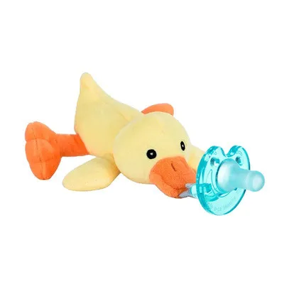 MOQ Baby Animal Pacifier Newborn Silicone Plush Pacifier Toys