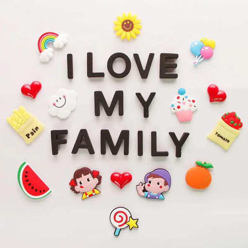 soft cute fridge magnets manufacturer custom 3d enamel metal souvenir fridge magnets