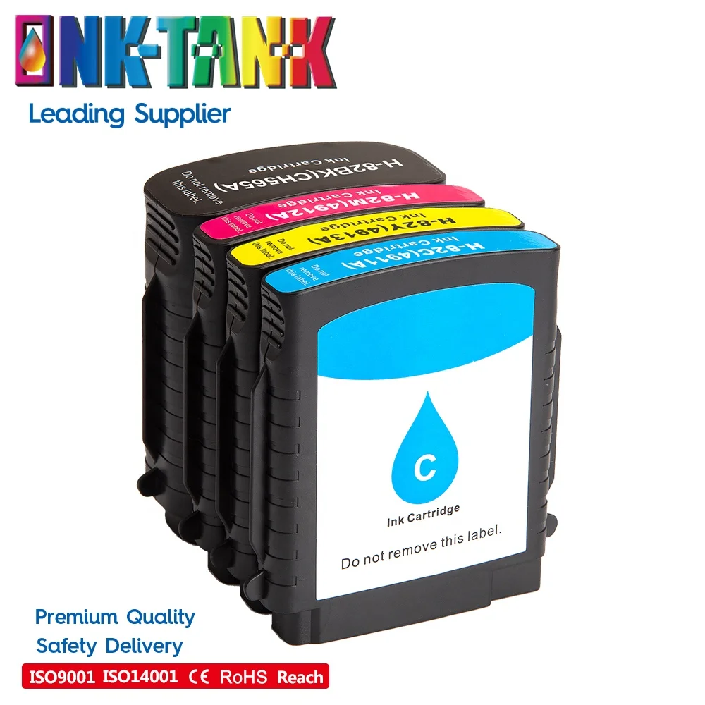 INK-TANK 82 Premium Color Compatible Black InkJet Ink Cartridge for HP82 for HP Designjet 111 500 plus Printer