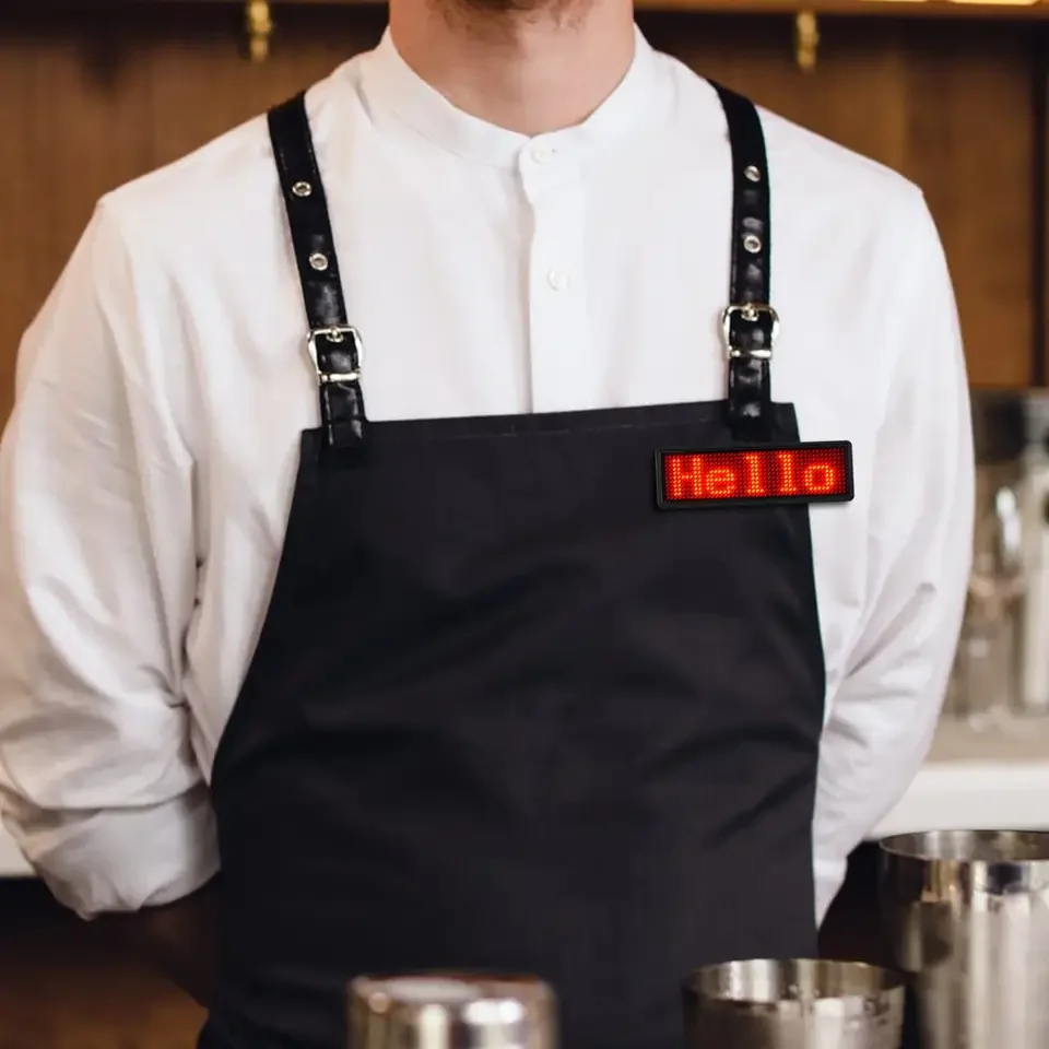 Factory Price Led Name Card Badge Bluetooth Name Badge Led Name Badge Display