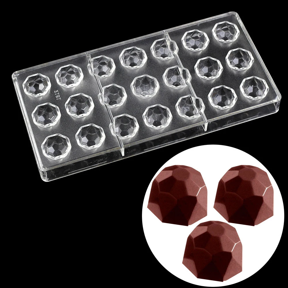 Wholesale Custom 21 Cavity Making Nonstick Molde 3d Rose Flower Shape Customized Chocolate Mold