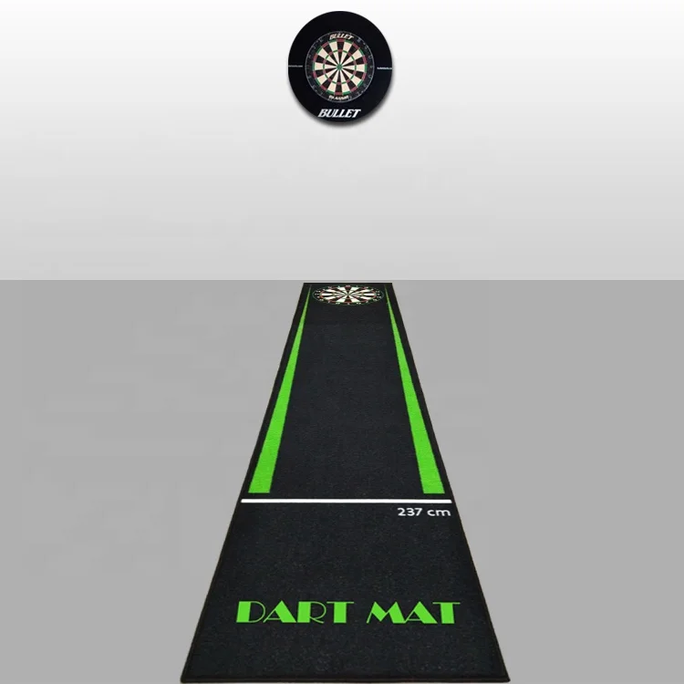 Factory OEM Cheap Heavy Duty Durable Anti-Slip Rubber Backing Game Playing Dart Floor Mat