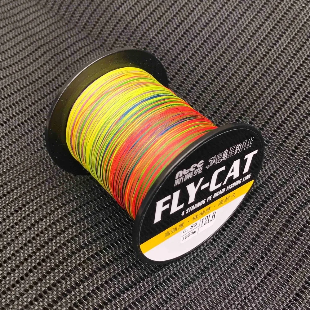 Colorful X9 PE Braided Fishing Line Multifilament Fiber For Fishing 300m 500m 1000m