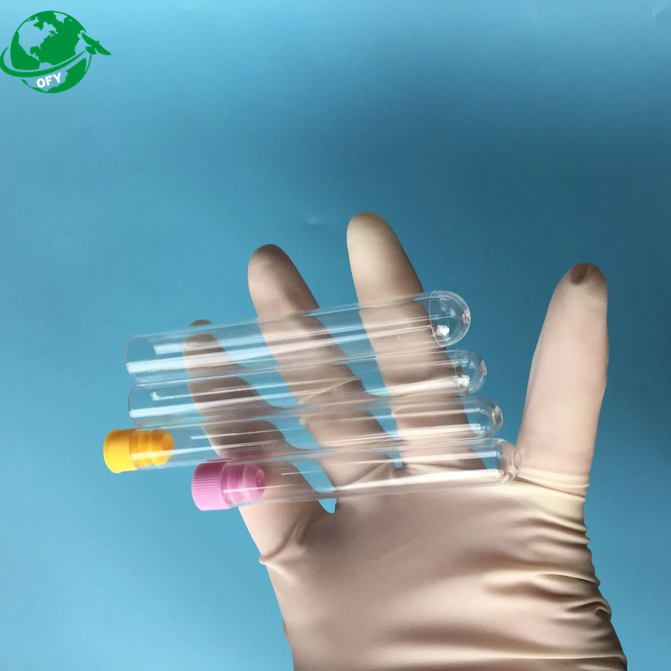 2022 round bottom hard plastic cigar tube test tube plastic with light plastic lid