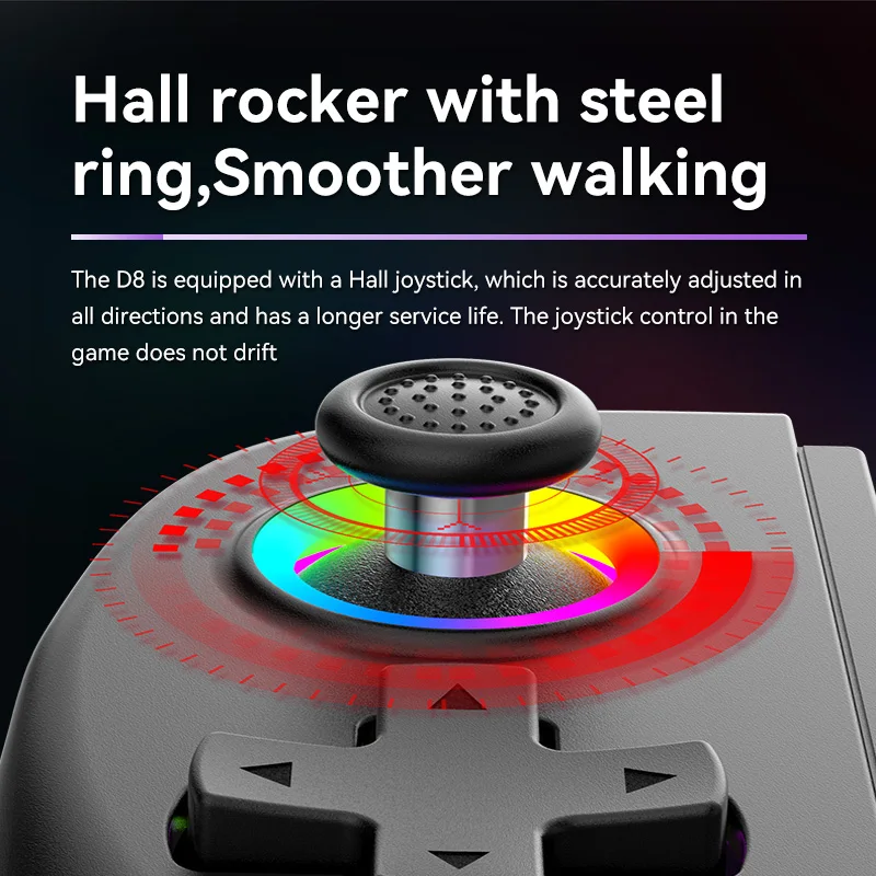 RALAN BSP-D8 оптовая продажа джойстик для ПК беспроводной Android Blue tooth Switch геймпад PS4 PS3