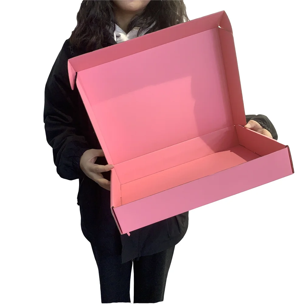 Производитель цветные картонные коробки упаковка по индивидуальному заказу доставка женская одежда для рассылки авиационной одежды коробка с логотипом