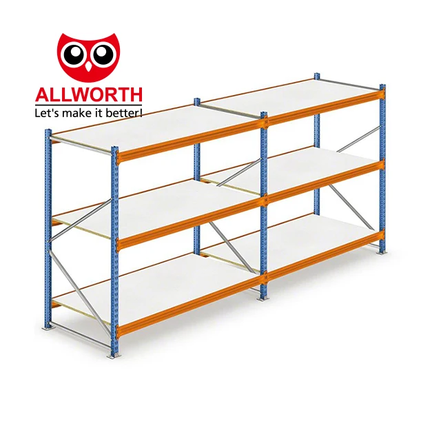 Medium Duty 5 Layers Garage Angle Boltless Shelving Warehouse Storage Rack