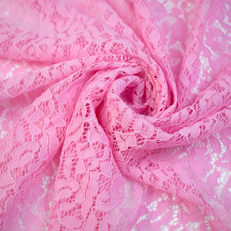 Laces Fabrics For Wholesalers New Exquisite Embroidered Lace Curtain Textiles Fabric