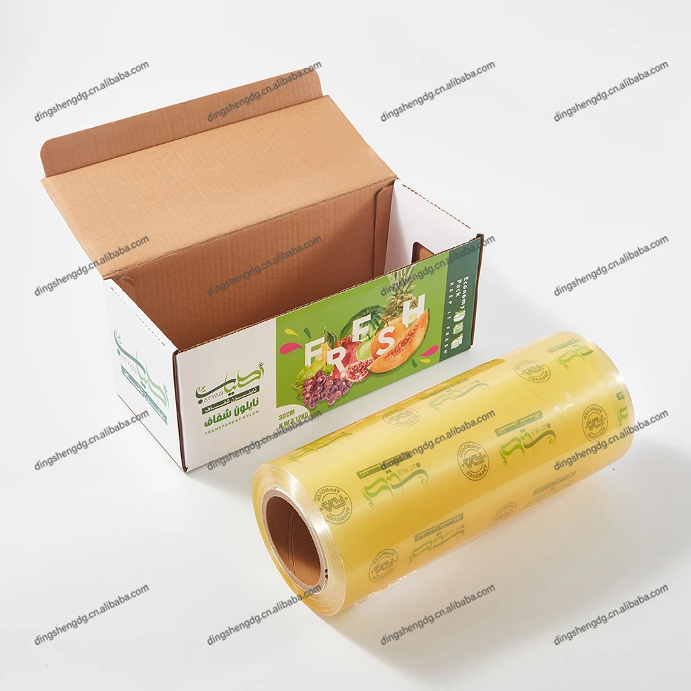 Wholesale Price Food Packing Food Grade PVC Cling Film Jumbo Roll Stretch Film Wrap Paper