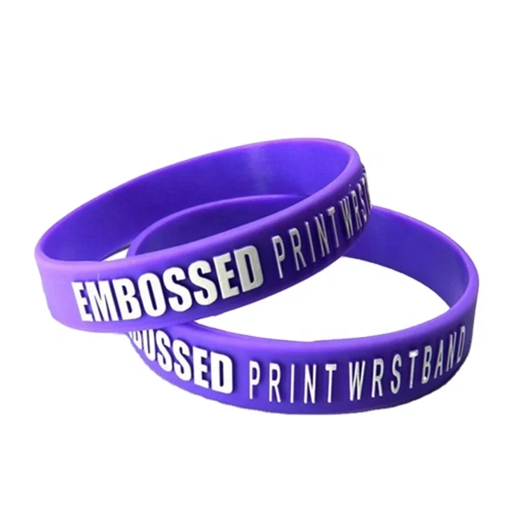 Custom Logo Silicone Wristband Rubber Wrist Bands