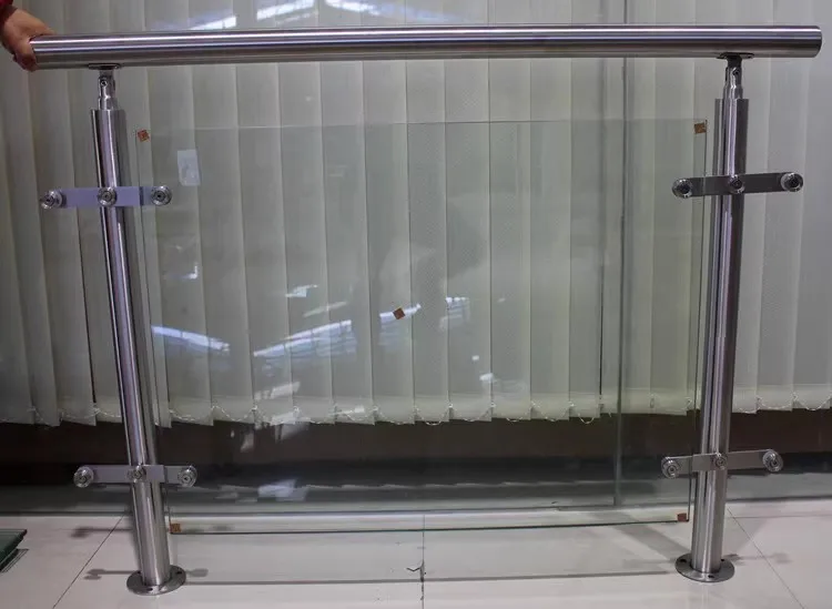 stainless steel glass handrail post 304 and 316 material tube railing post