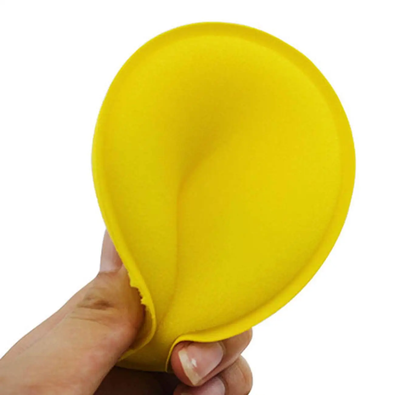 BONNO 12pcs Car Wax Applicator Yellow Round Sponge Car Wax Polishing Applicator Foam Sponge Ultra Soft Cleaning Tool