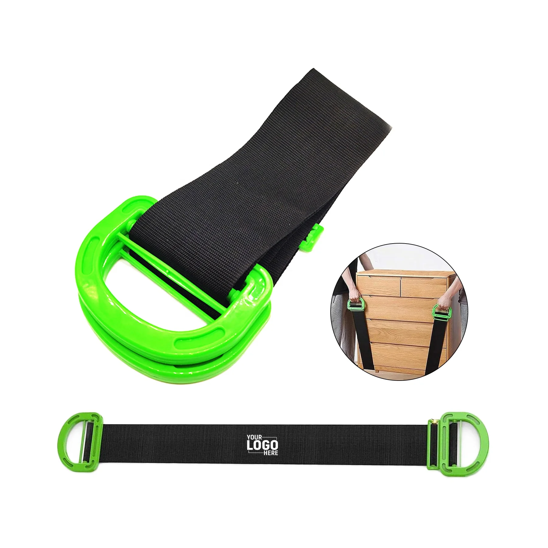 Custom Logo Heavy Things Transport Mover Straps Adjustable Furniture Lifting and Moving Straps  Carrier Belt for Heavy Furniture
