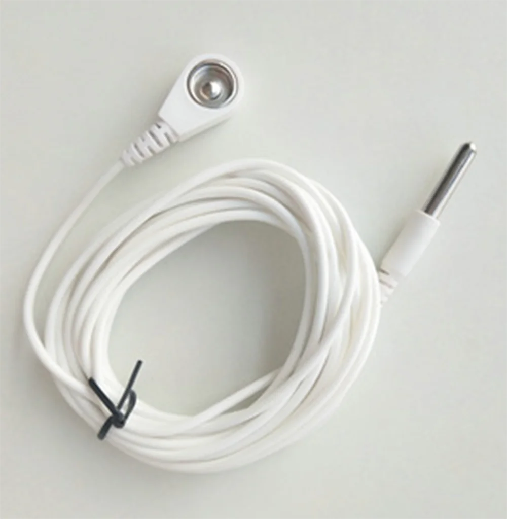Best Conductive PU Esd grounding cord with USA/EU  plug portable connect with earthing cord for silver bed sheet