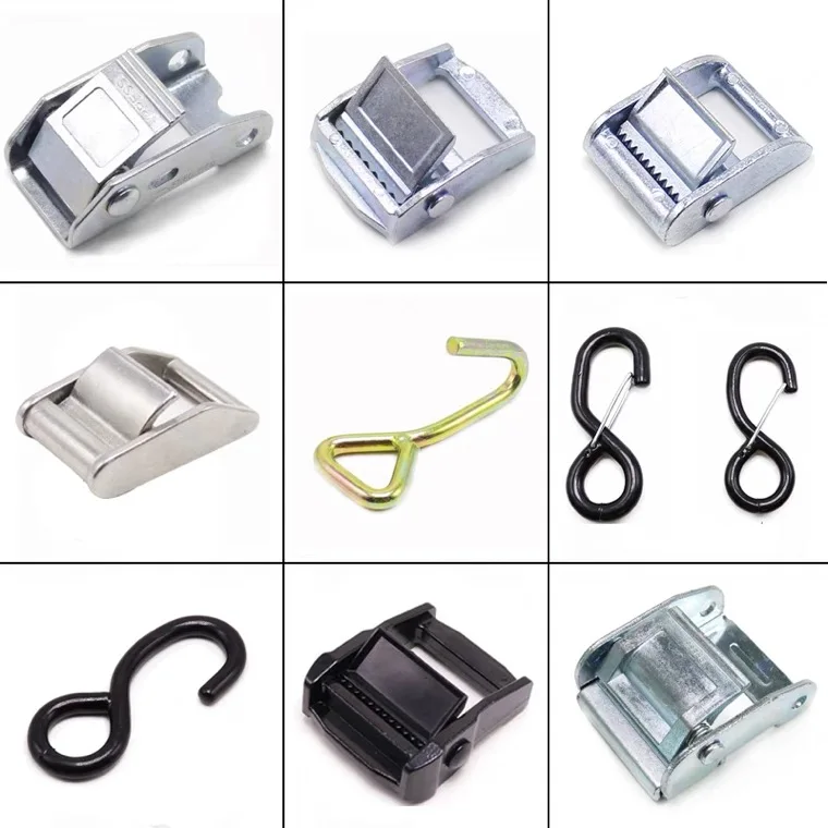 load-bearing capacity 500kg 25mm Metal Cam Buckle Tie Down Lashing Endless Straps used for car tightening goods