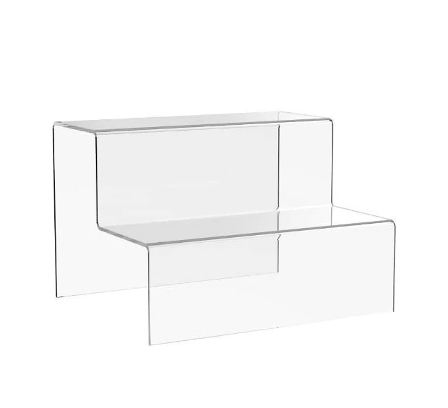 Huisen Clear Acrylic Riser Stand Holder  Shoe Rack / Computer Display Holder for Home and Office