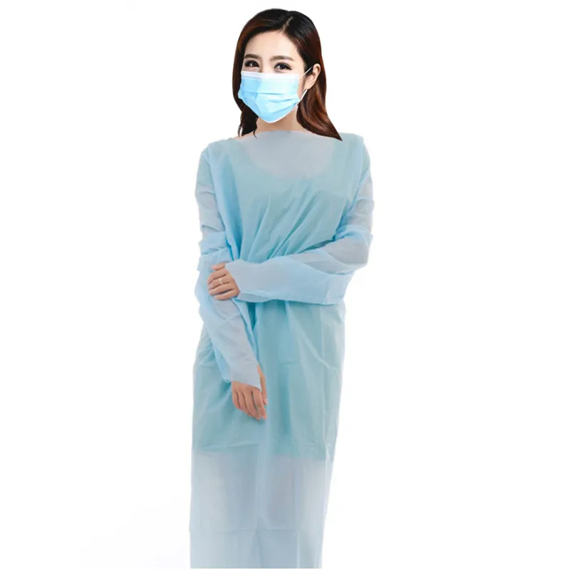 
Disposable non medical CPE Gown With Thumb 
