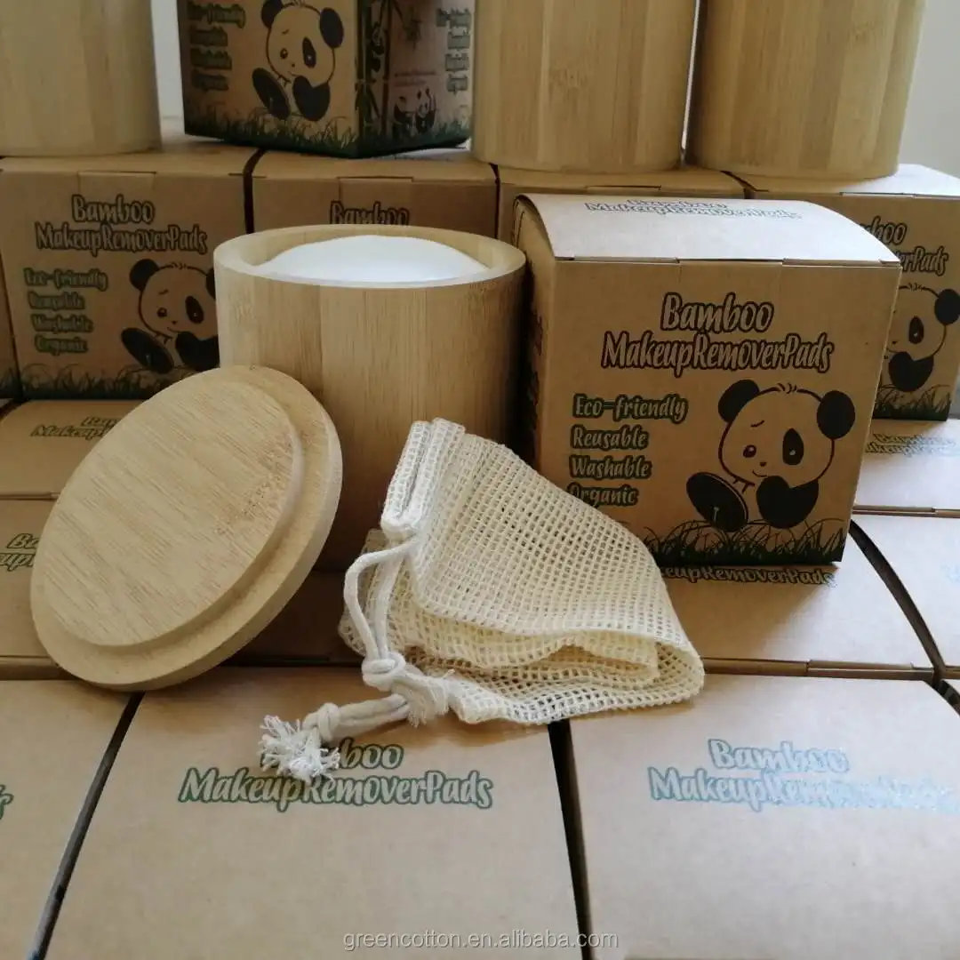  Greencotton моющаяся бамбуковая многоразовая круглая подкладка для снятия
