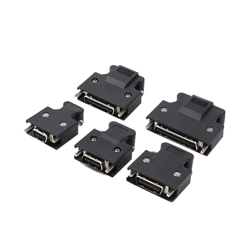 MDR Connector SCSI 14/20/26P/36/50P full gold Plug CN Servo connector for Yaskawa/Panasonic