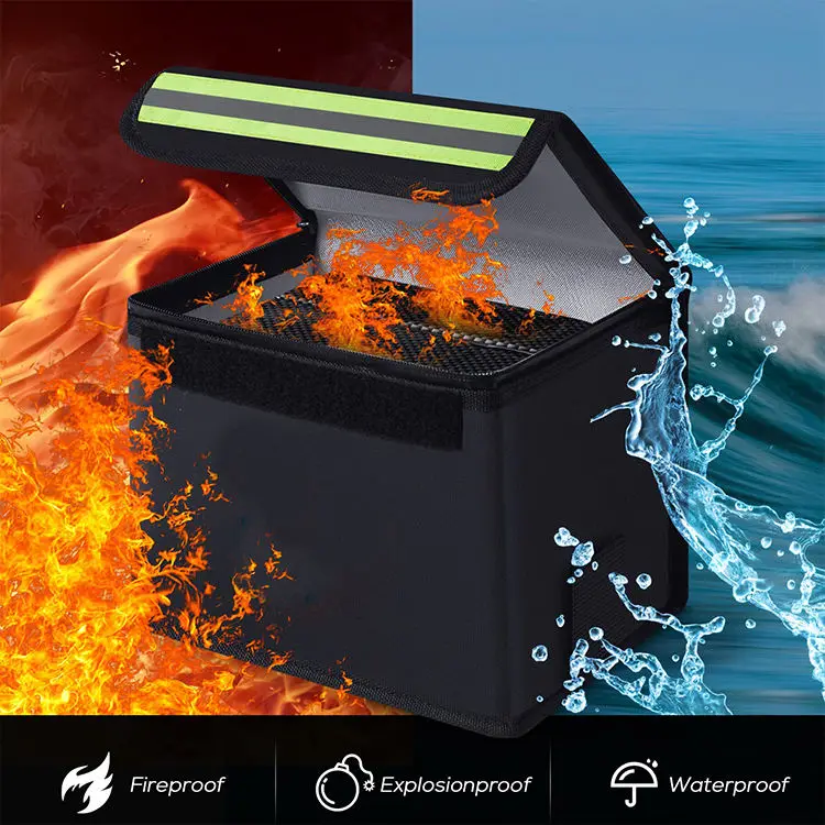 Lipo Safe Safety Charge Battery Bag Portable Handbag Custom Fireproof Explosion-Proof Waterproof Storage Bag