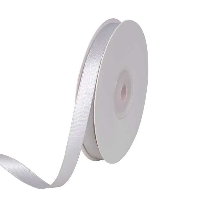 
Factory Price 25 yard 1 roll Custom Logo Double Face Eid Mubarak Gift Boxes Handle Flowers Wrapping Ribbons Satin Ribbon 