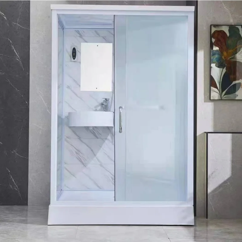 XNCP OEM Simple & Movable Integrated Bathroom Items Modern Sliding Design for Hotels and Outdoors Customized Whole Shower Room